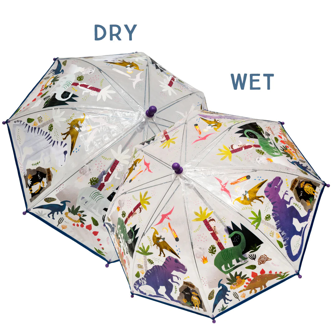 Colour Changing Umbrella - Dino