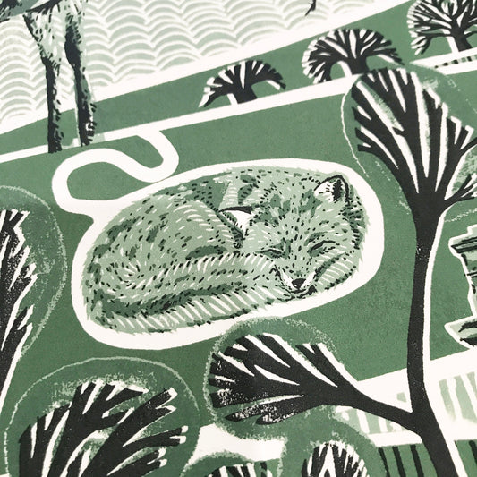 Folded Forest Harewood House Giclee Print - A3