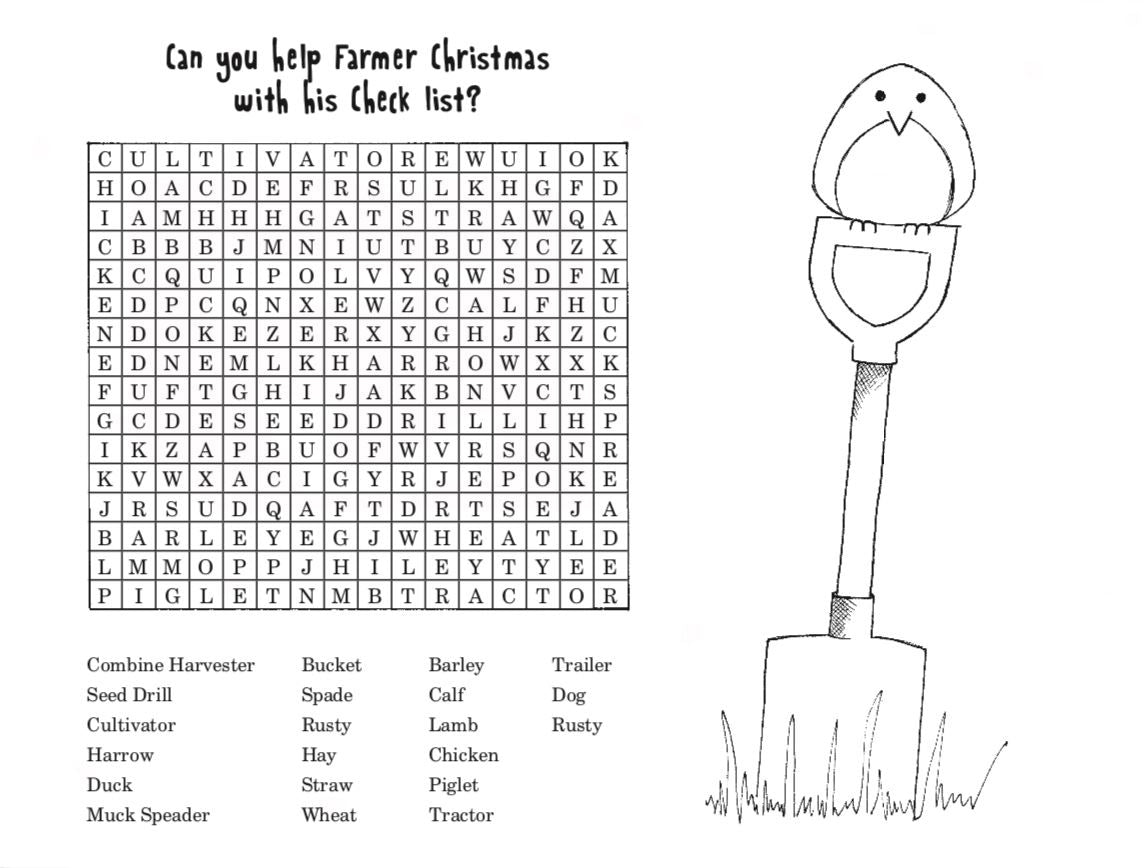 Farmer Christmas Activity Book