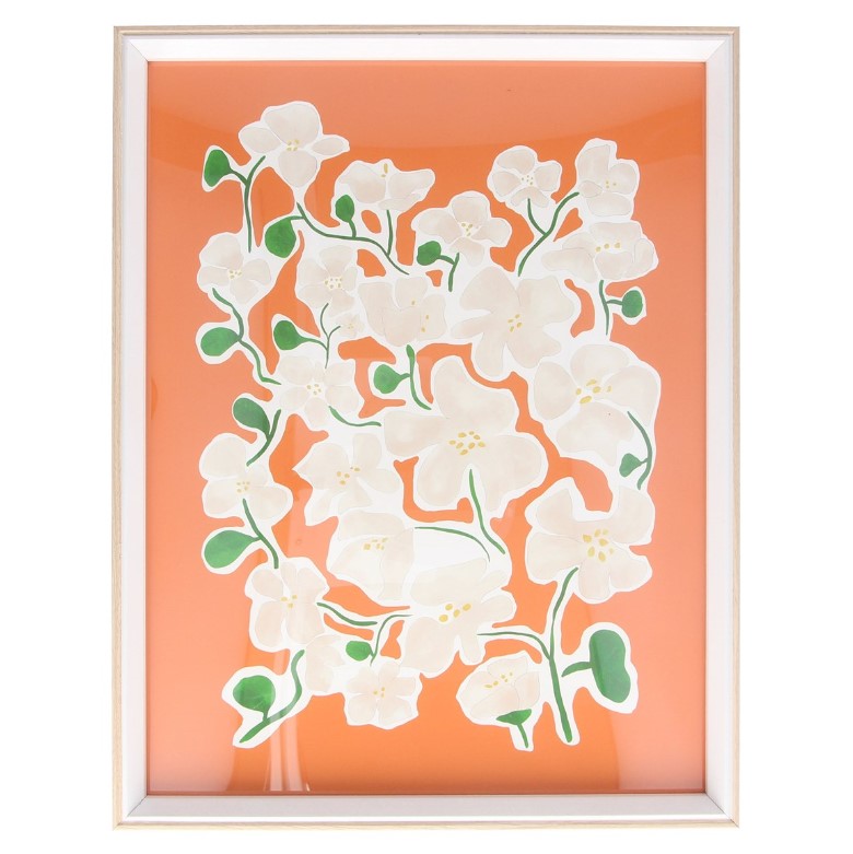 Framed Print 45cm - Natural Orchid