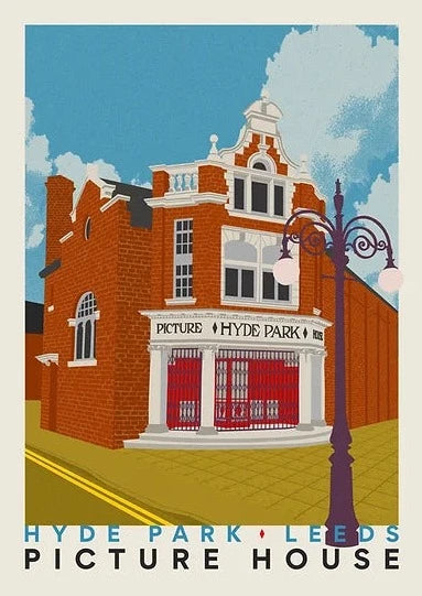 Hyde Park Picture House A3 Print - Ellie Way
