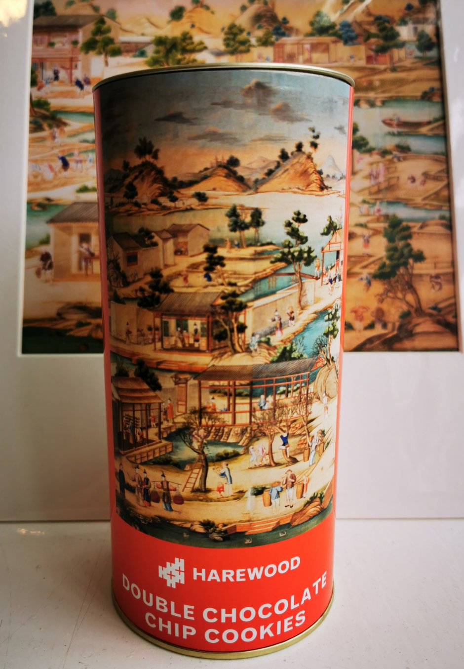 Chinese Wallpaper Chocolate Chip Biscuits