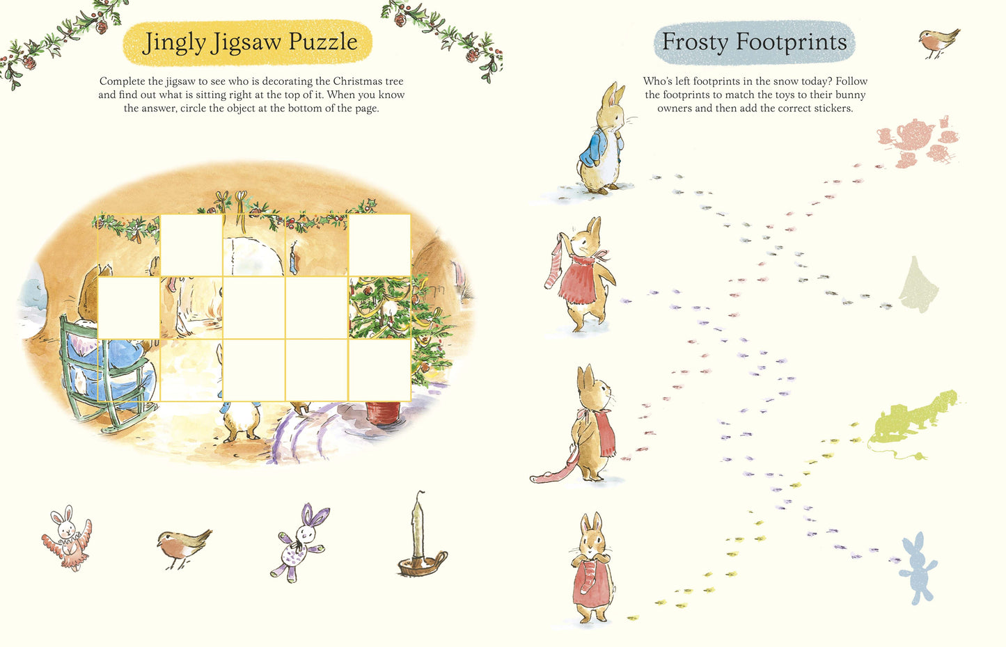 Peter Rabbit Christmas Sticker Fun