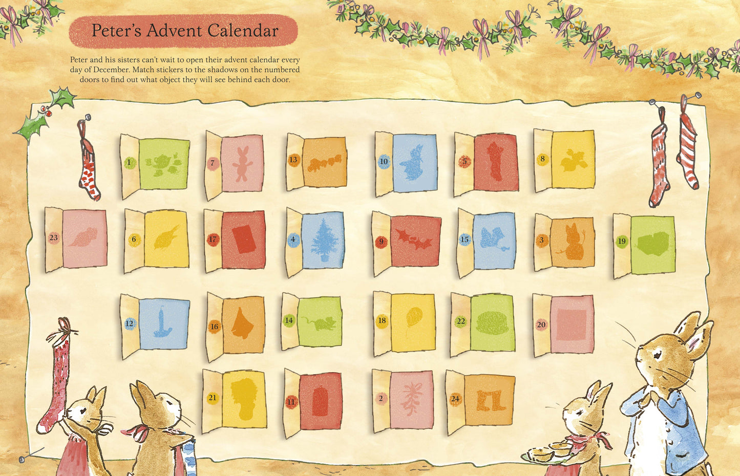 Peter Rabbit Christmas Sticker Fun
