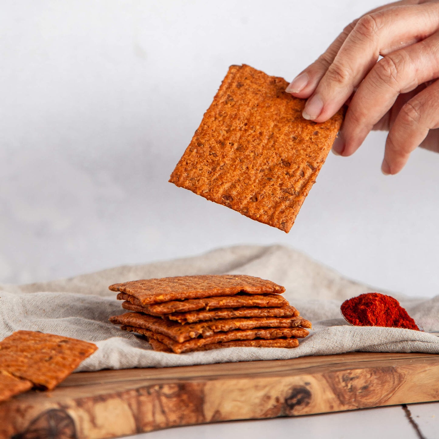 Smoked Paprika Savoury Crackers