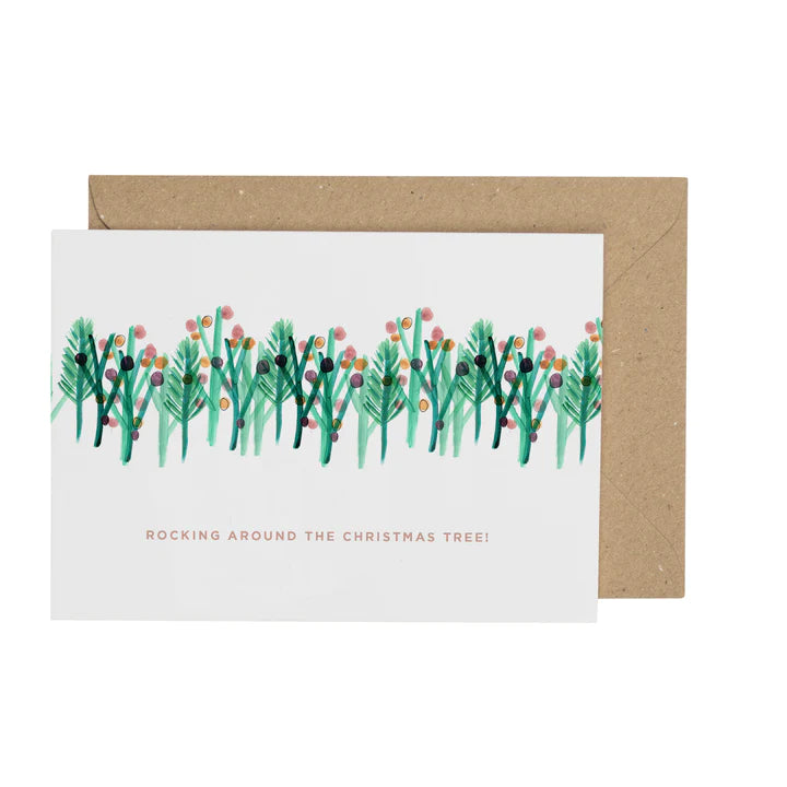 'Rocking Around the Christmas Tree' Christmas card