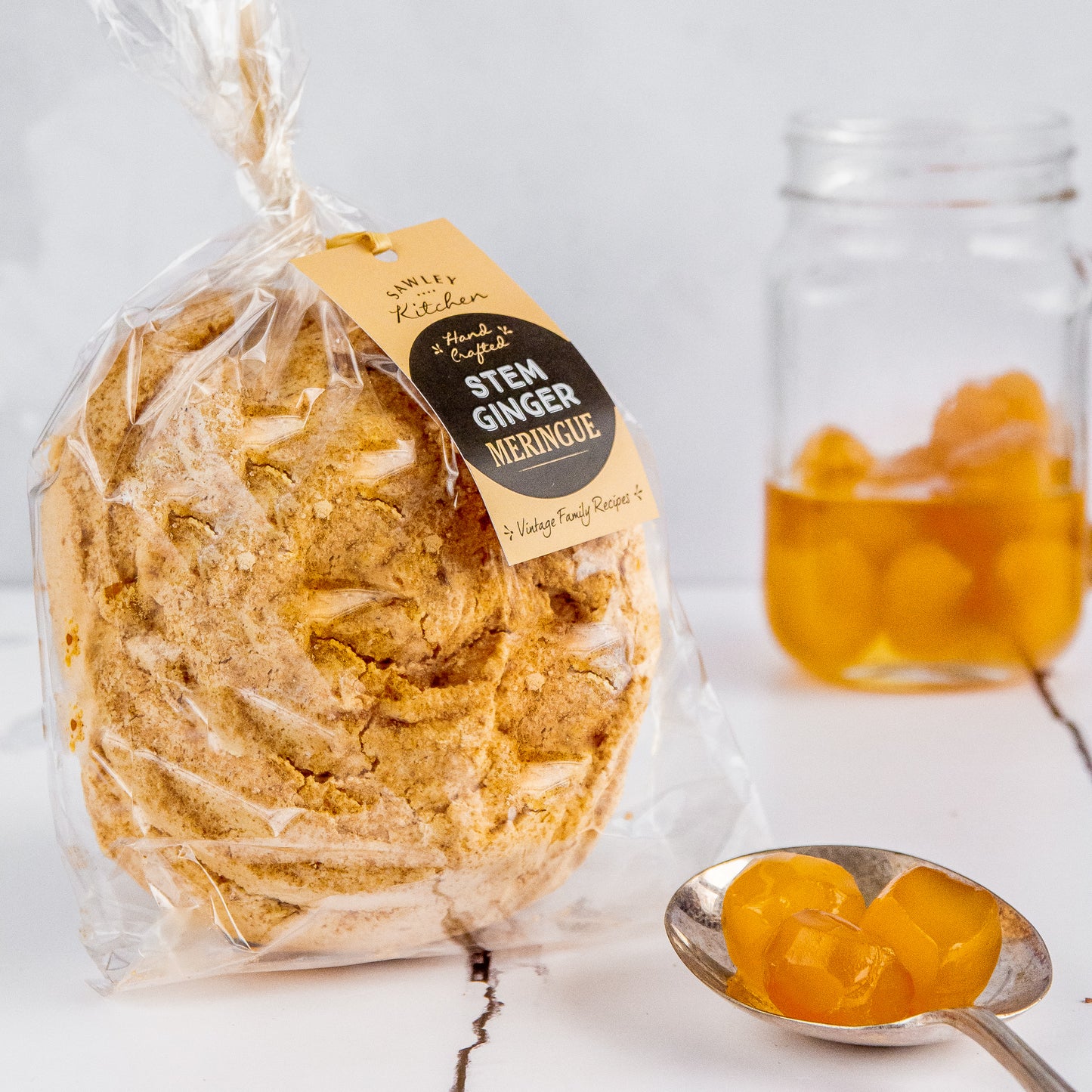 Giant Meringue - Stem Ginger