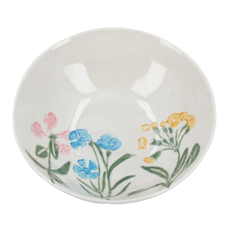 Stoneware Shallow Bowl - Primavera