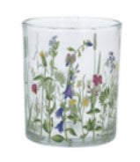 Wild Flower Meadow Glass Night Light Small