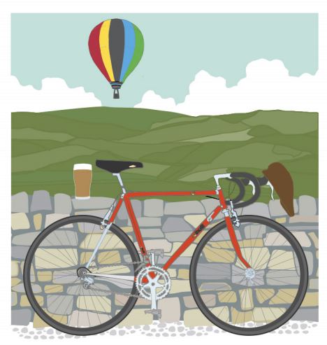 Bike with Hot Air Balloon - YC03
