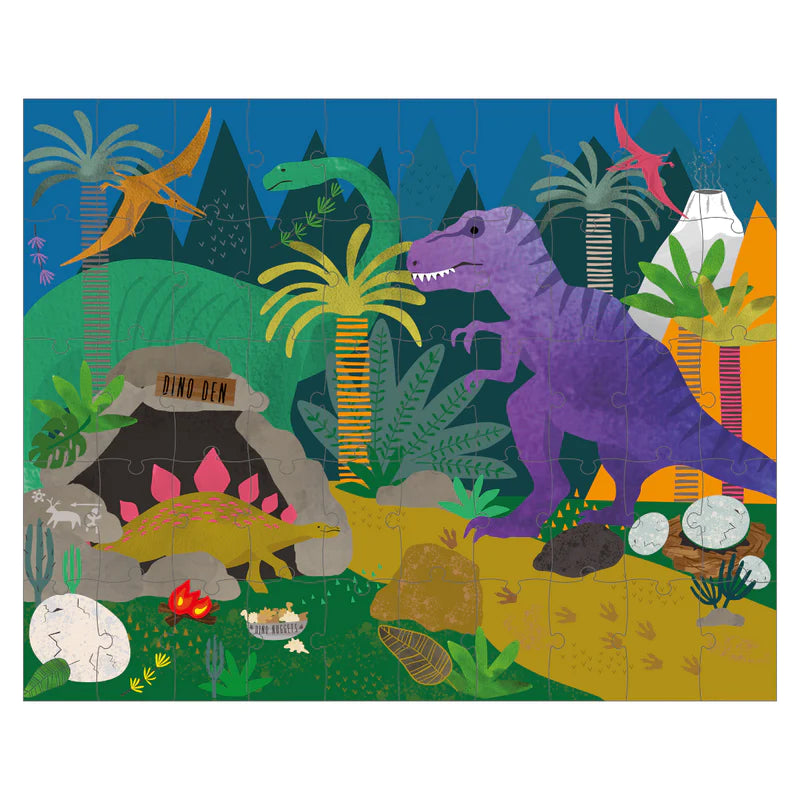 50 piece Magic Moving Puzzle Dinosaur