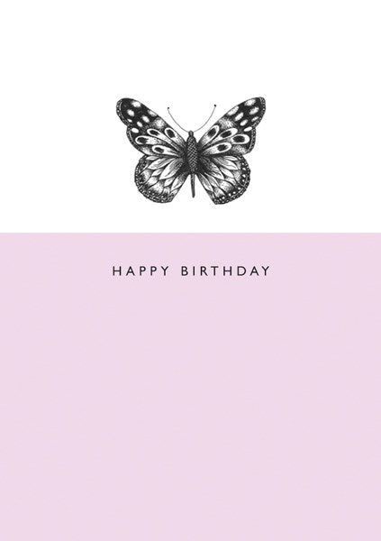 Happy Birthday Butterfly Card