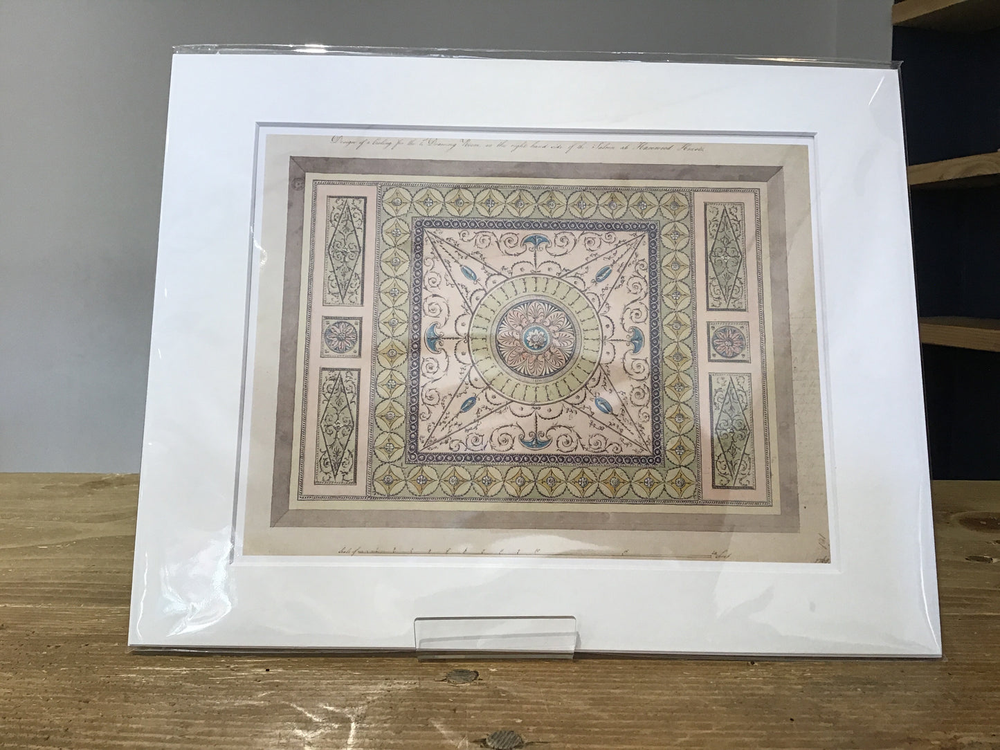 Robert Adam Ceiling - Harewood House Print