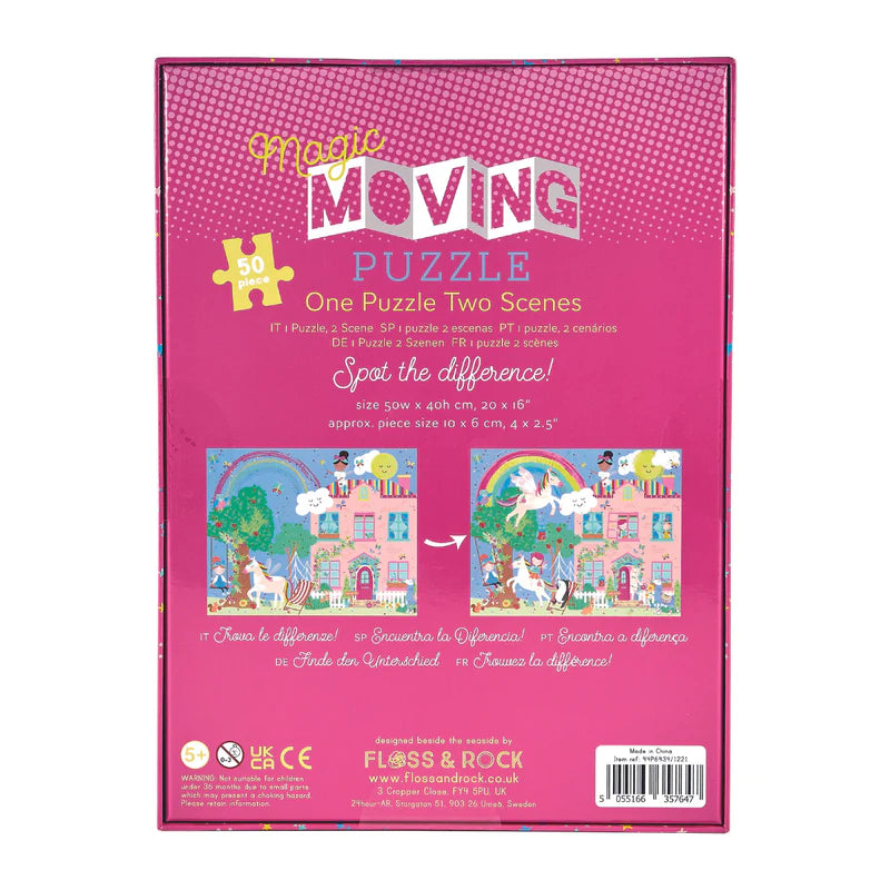 50 piece Magic Moving Puzzle Rainbow Fairy