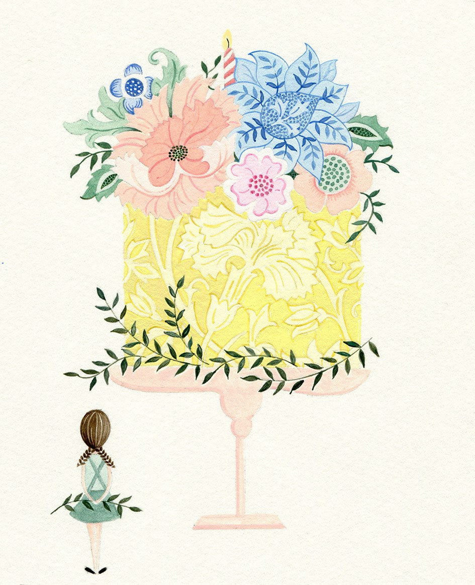 Girl & Floral Cake - Veryan VR07A