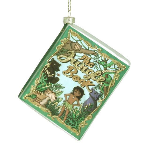 The Jungle Book Glass Book Decoration