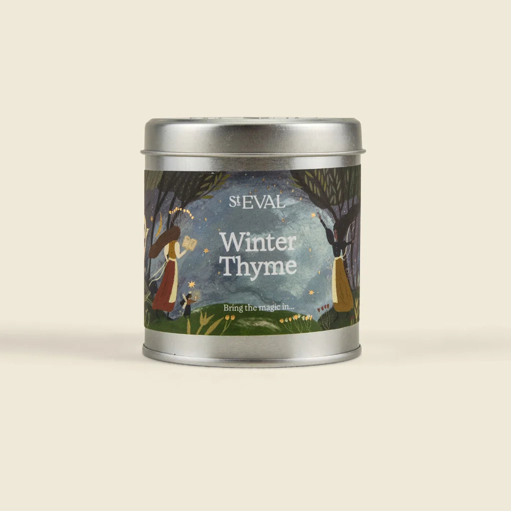 St Eval Winter Thyme Christmas Scented Tin Candle