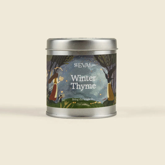 St Eval Winter Thyme Christmas Scented Tin Candle