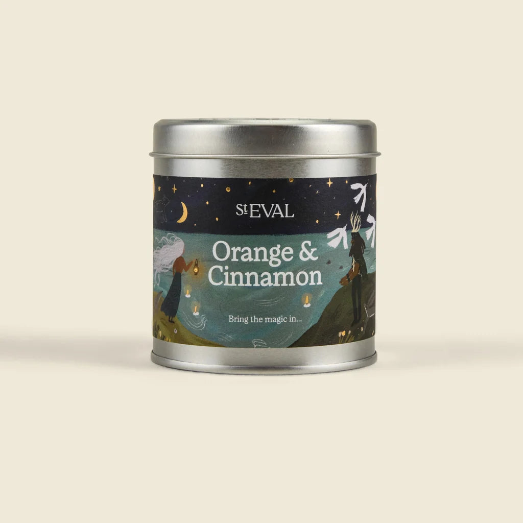 St Eval Orange & Cinnamon Christmas Scented Tin Candle