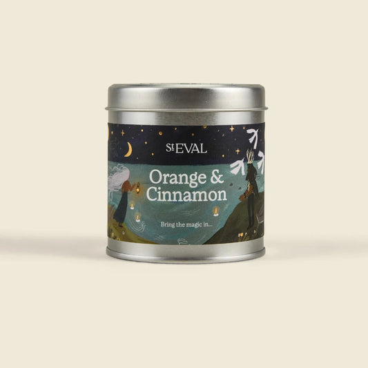 St Eval Orange & Cinnamon Christmas Scented Tin Candle