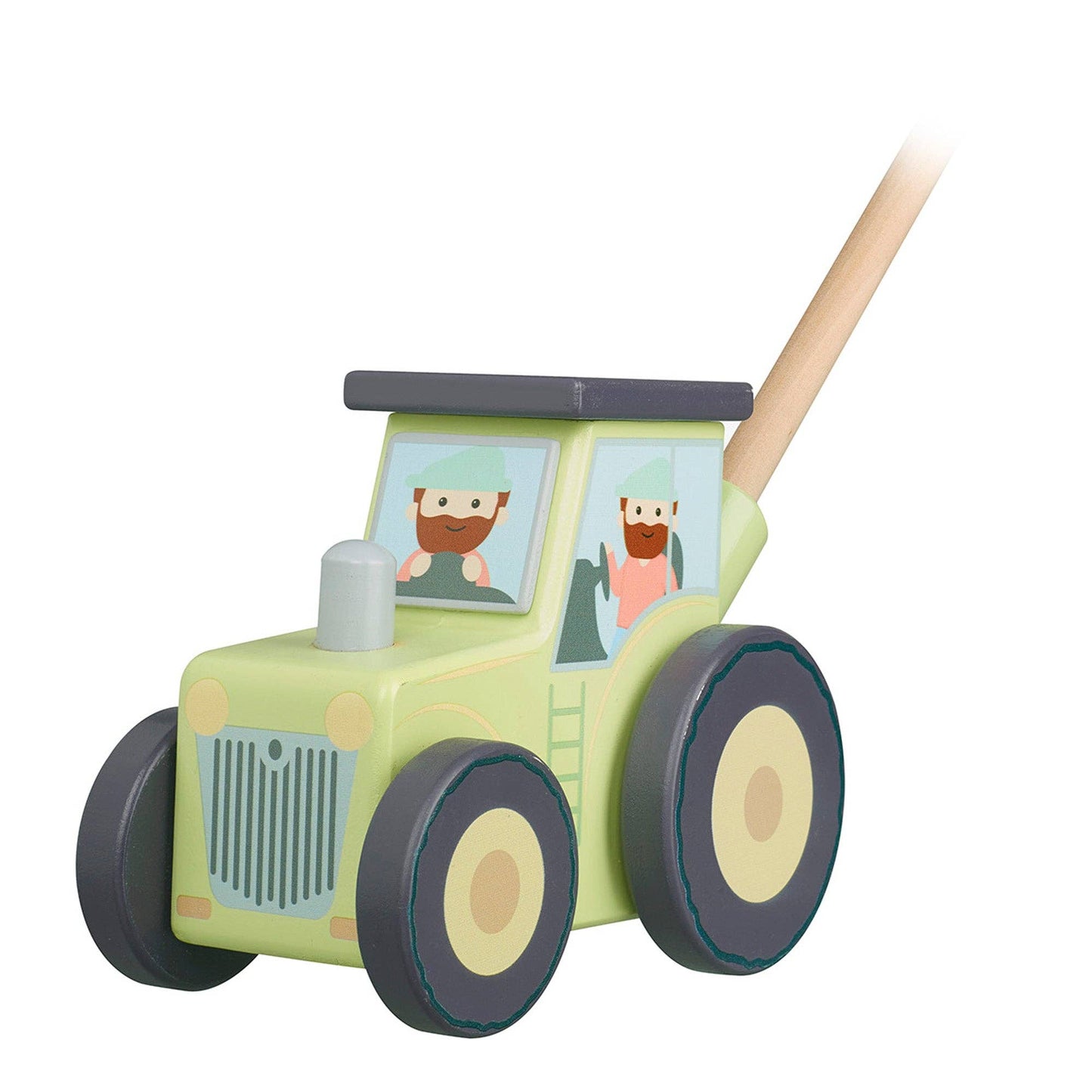 Tractor Wooden Push Along