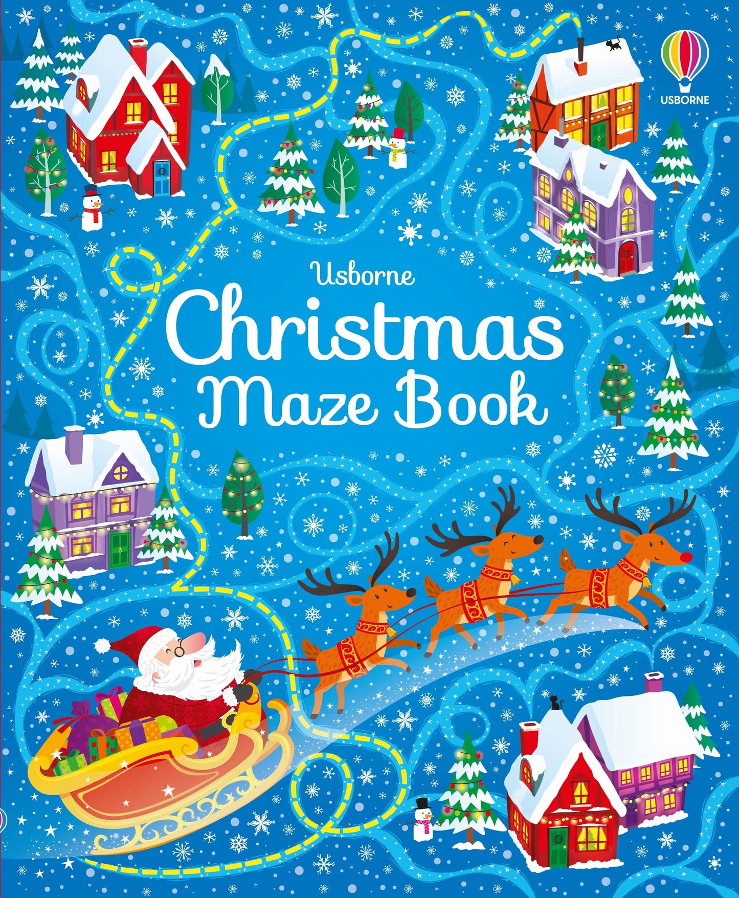 Usborne Book & Jigsaw: Christmas Maze (300 piece puzzle)