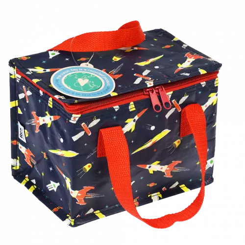 Space Age Rocket - Lunch Bag