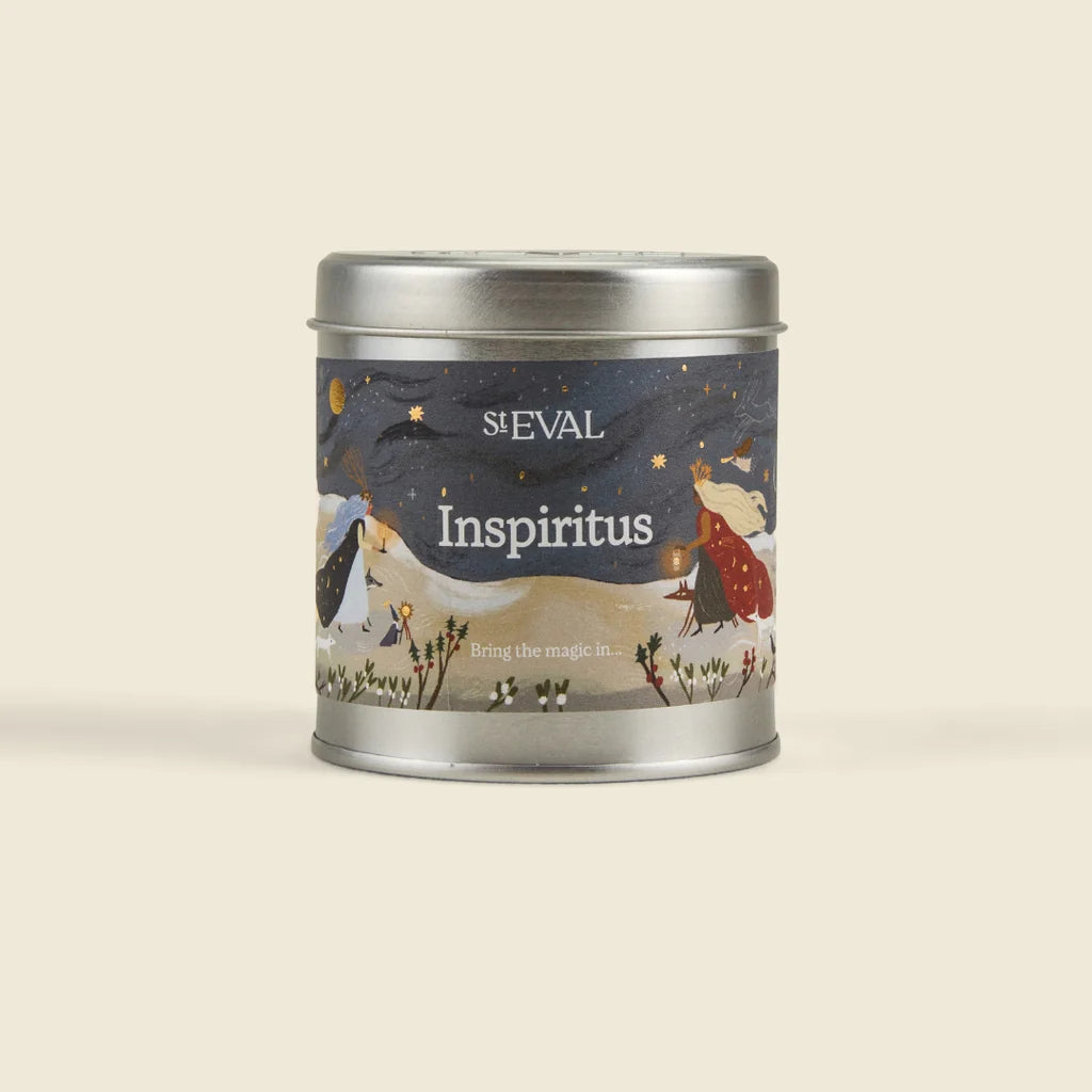 St Eval Inspiritus Christmas Scented Tin Candle