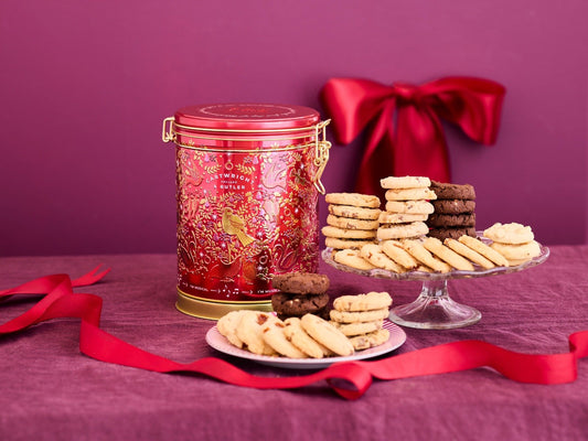 Cartwright & Butler 12 Days of Christmas Biscuits in Musical Barrel Tin 400g