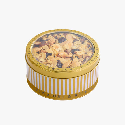 Cartwright & Butler Cherry & Almond Decorated Round Fruit Cake