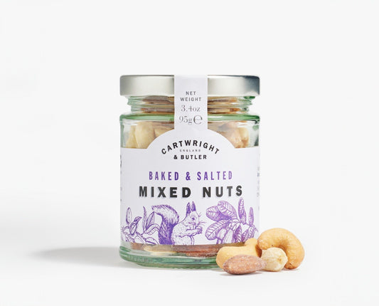 Cartwright & Butler Baked Salted Classic Mixed Nuts in Jar