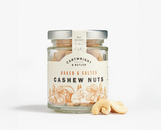 Cartwright & Butler Salted Cashew Nuts in Jar
