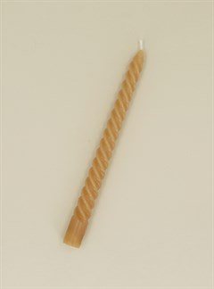 Natural Twist Taper Candle