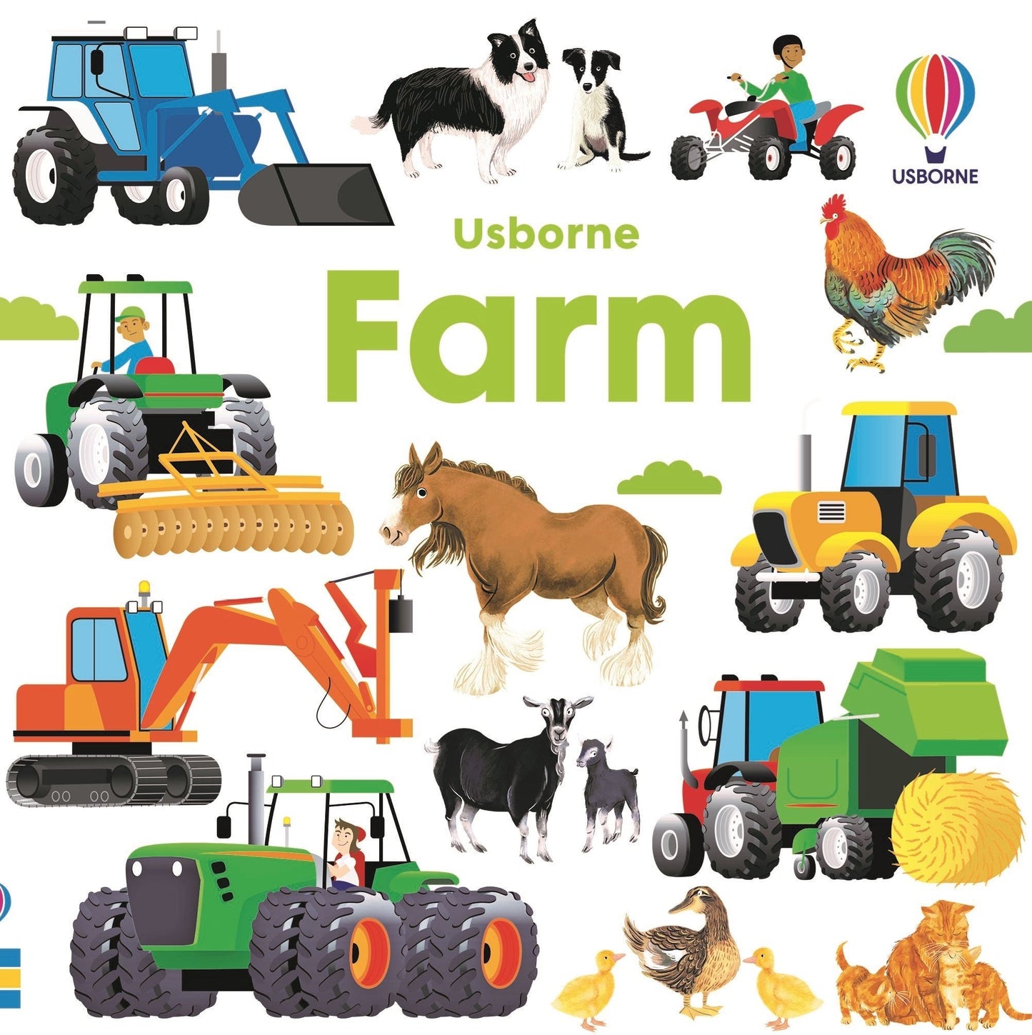 Usborne Book & Jigsaw: Farm (49 Piece Puzzle)
