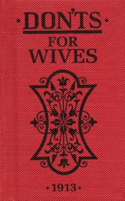 Donts for Wives 1913
