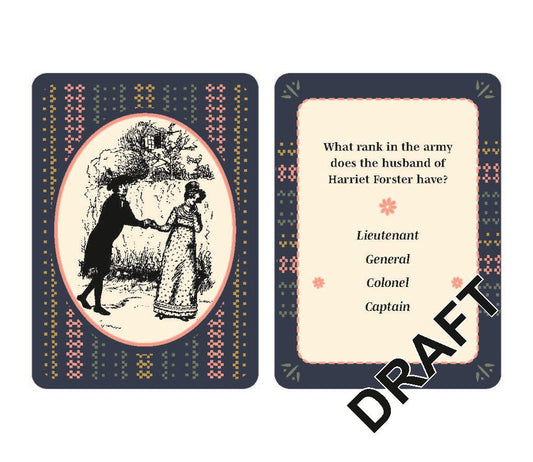 Jane Austen: 52 Illustrated Cards/Games and Trivia
