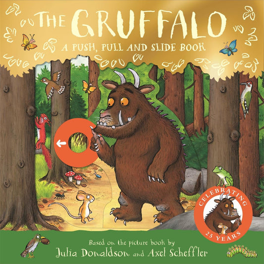 Gruffalo 25th Anniversary (Push Pull slide) book