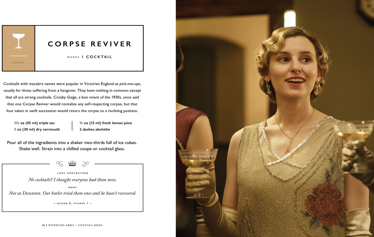 Downton Abbey Cocktail Book