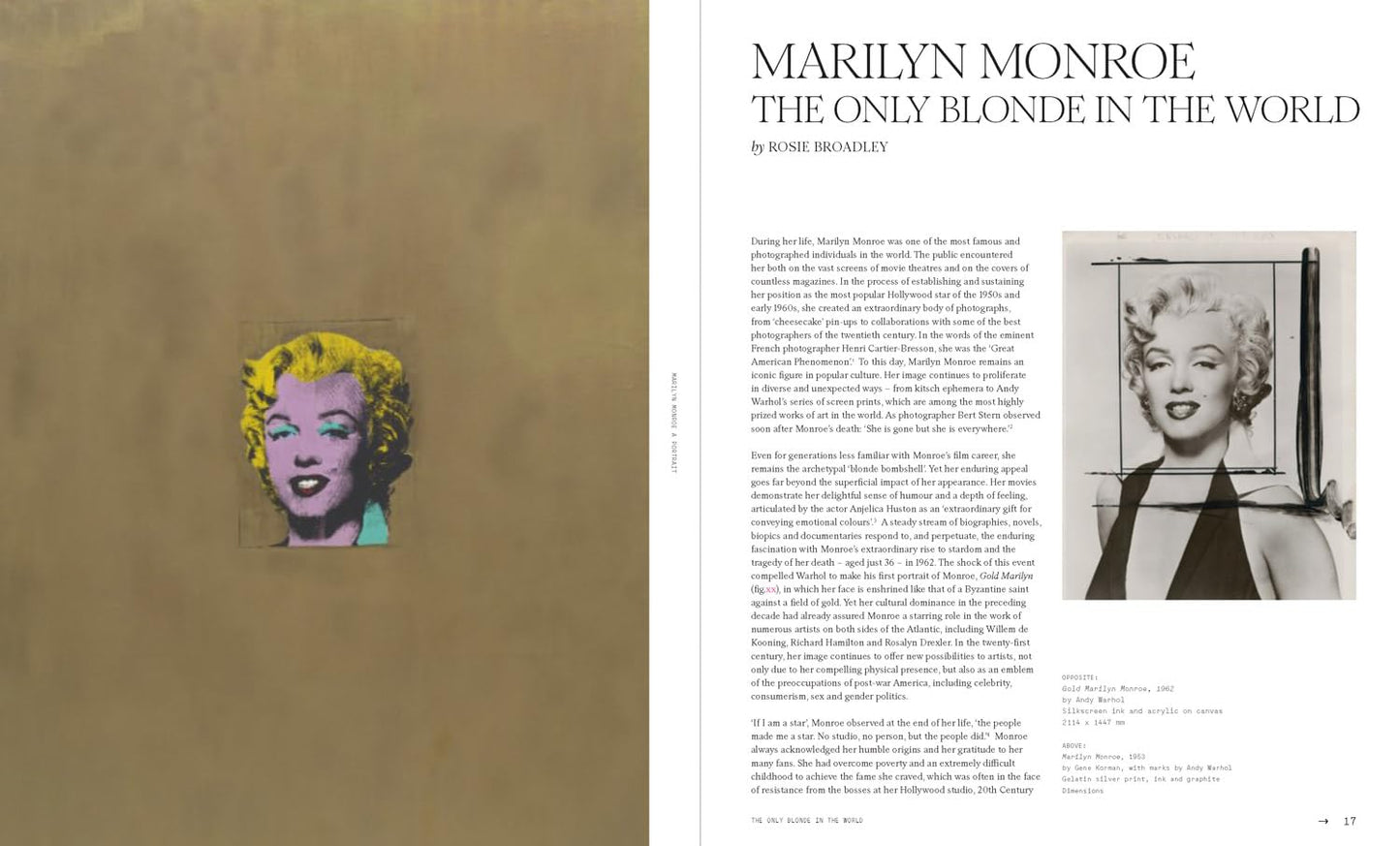 Marilyn Monroe: A Portrait