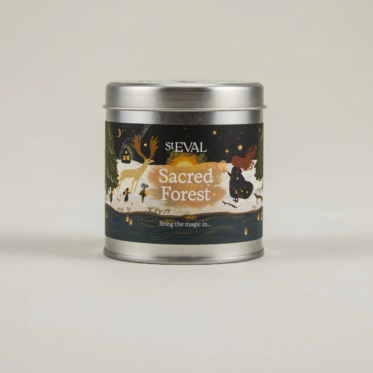 St Eval Christmas Sacred Forest Scented Candle Tin