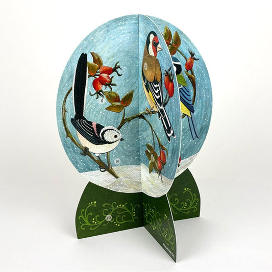 Bird Life Snow Globe Advent Calendar