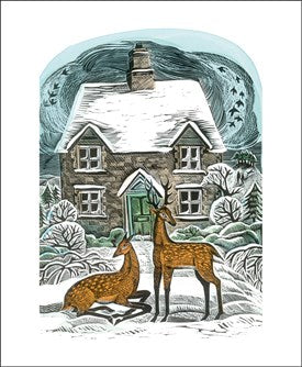 Christmas Cottage Card