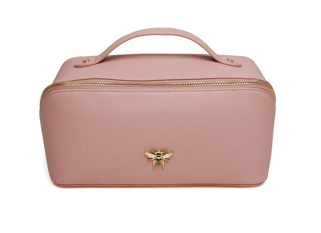 Large Pink Train Case- Alice Wheeler