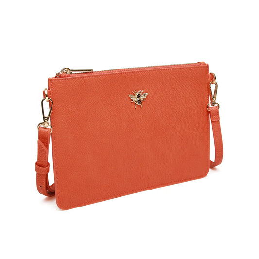 Orange Clutch Pouch - Alice Wheeler