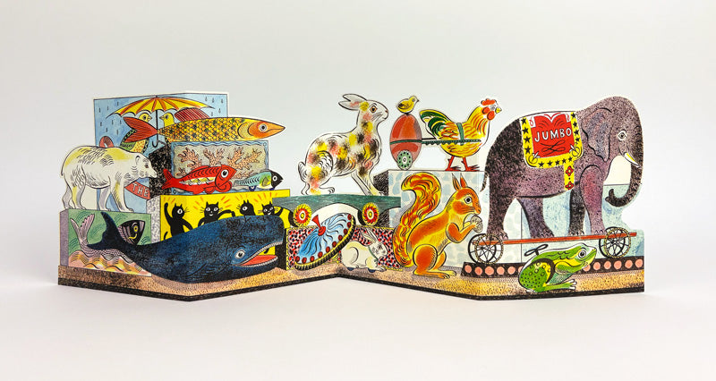 Fold Out Card - Tin Toys - Polar Bear