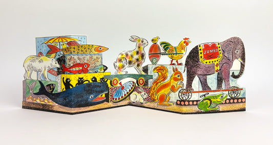 Fold Out Card - Tin Toys - Polar Bear