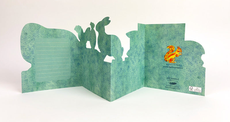 Fold Out Card - Tin Toys - Polar Bear