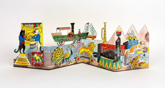 Fold Out Card - Tin Toys - Cats