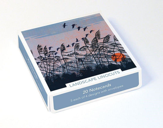 Landscape Linocuts - Box 20 Notecards