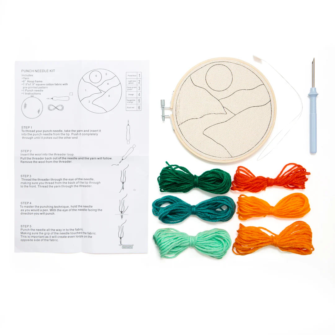 Landscape Punch Needle Kit